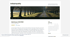 Desktop Screenshot of indiaairquality.com